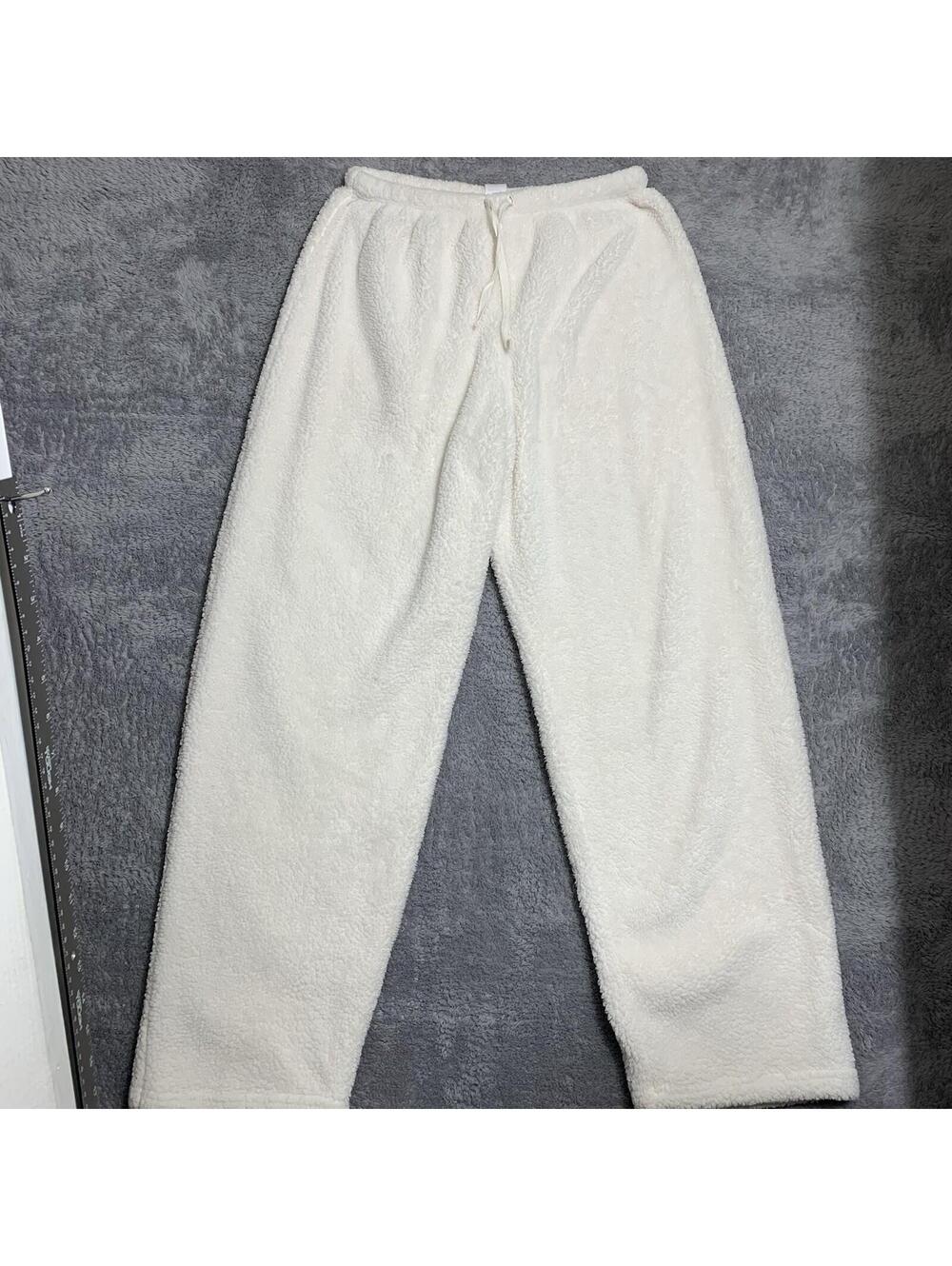 Jaclyn Intimates Womens Cream Soft Jogger Pijama Size Medium
